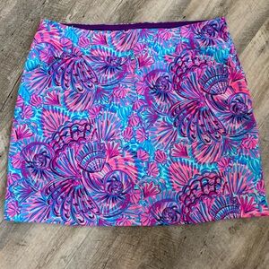 Lilly Pulitzer Luxletic Purple and Blue Skort